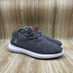 Footjoy Coastal Flex Golf Shoes Women's Size 9.5 M Grey Spikeless Sneakers‎